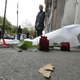 Outside Le Bataclan.